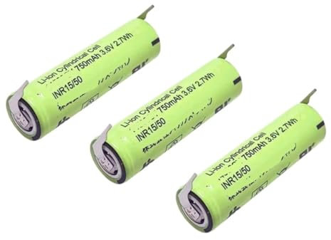 ZMLMAJJ Batterie De Rechange for Brosse À Dents 3,7 V 750 MAh - Compatible avec Philips Sonicare HX6730 HX9340 HX6510 HX6511 HX6970 HX6380(3PCS)