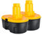 Litanki 2PCS 6000mAh DC9096 Replacement Battery Compatible with Dewalt 18V Power Tools and Chargers DE9098, DE9503, DE9039, DE9095, DE9096, DW9096, DW9095, DW9098, DC725