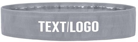 TOPTIE Dünnes Schweiß-Stirnband, rutschfest, gestrickt, für Laufen, athletische Stirnbänder, Thermo-Transfer-Druck