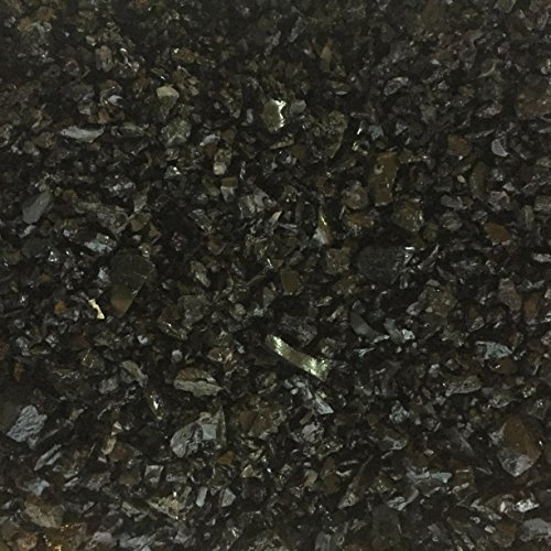 Eislebener Ziersplitt 16/45mm,1 kg, schwarz/anthrazit, Dekoration für Haus und Garten