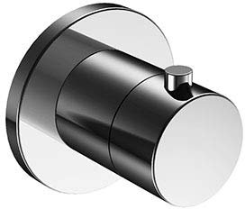 Keuco IXMO Armatur 59553, Thermostatarmatur UP DN15, Rosette rund, Farbe: Edelstahl-Finish