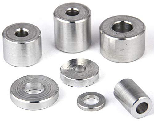 PROTECH 10 Stück Alu Distanzhülsen M8 aus Aluminium 20x8,5x20 Alu Hülsen Abstandshülse Abstandhalter Rohrbuchse Rund Innendurchmesser 8.5mm Länge 20mm