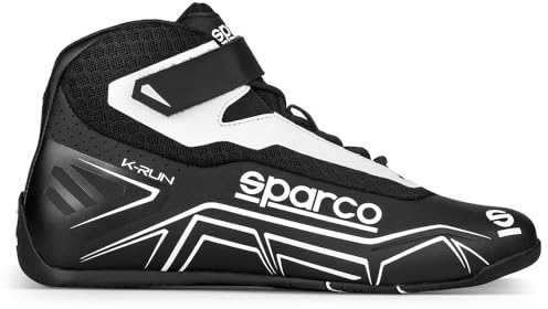 Sparco K-Run Schuhe GRÖSSE 44 SCHWARZ/Fluo ODER Schwarz Grau