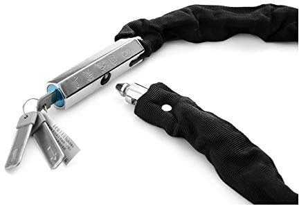 Anti-Hydraulic Shear Chain Lock, Electric car Lock, Motorcycle Lock, Anti-Theft Lock Extension Lock Iron Chain Lock 1.2 Meters-1.2 Meters