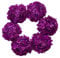 DuHouse Cabezas de hortensias Artificiales de Seda más Grandes con Tallo, Flores de hortensias Blancas Falsas para Boda, hogar, jardín, Centro de Mesa, Paquete de 6 (Morado Oscuro)