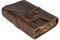 WANDERINGS Vintage Leder Journal Mit Gebranntem Antikem Büttenrandpapier - 18X13 cm - Vintage Leder Gebundenes Journal, Perfekt Zum Schreiben, Schatten Journal, Ein Grimoire, Skizzieren, Als Tagebuch
