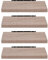 EUGAD Wandregal Wandboard 4er Set Hängeregal Holz Board Modern Sonoma Eiche 40x22,9x3,8cm 0114QJ-4