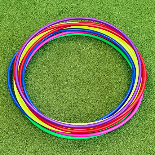 METIS Hula-Hoop-Reifen – Fitness & Tanz | Kinder, Schlue, Turnen | 6er oder 12er Bündel – Multifarbige | 4 Größen erhältlich: 45 cm, 60 cm, 76 cm & 92 cm