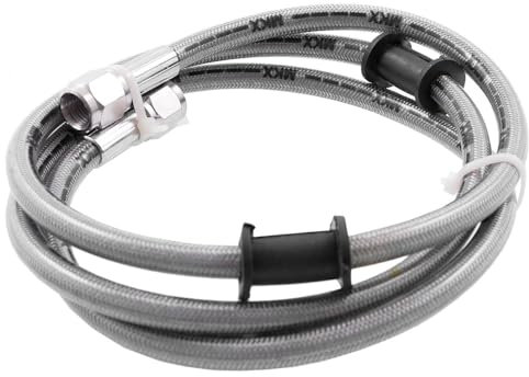 2EXTREME Bremsschlauch Stahlflex vorne 110cm kompatibel für Roller, Motorrad, ATV, Scooter, Quad, universal