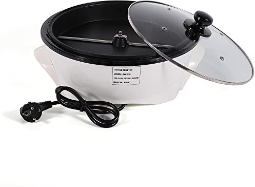 Fichiouy Torréfacteur de Café Electrique 1500g Torréfacteur de Grains de Café Antiadhésif Torréfacteur de Grains d'Arachide à la Maison 1200W