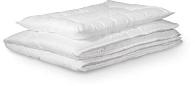 Ehrenkind® Kinder-Steppbetten-Set Kochfest | Kinder-Decke + Kissen | Standard 100 by Oeko-TEX | Decke 80x80 cm Kissen 35x40 cm