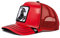 Goorin Bros. Cherry Mustang Stallion Horse Red Leather Adjustable Trucker cap