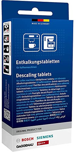 Quailitas Coffee Machine Descaling Tablets [3 Tablets/Pack] –Coffee Maker Descale Tablets for Bosch Tassimo, Siemens, Gaggenau, Neff, For 3-6 Treatments, Removes Fast Limescale Build-up – Coffee, Tea