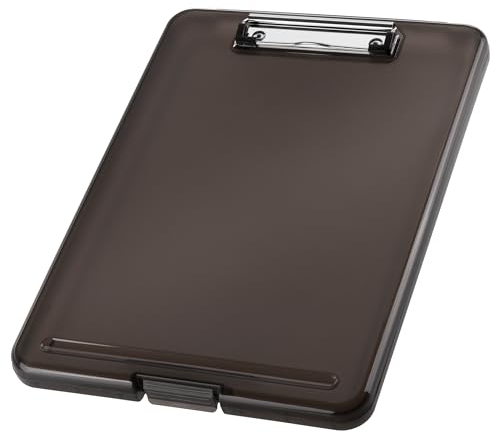 helit H2532009 - Klemmbrett DIN A4 the clip, grau transluzent, Clipboard, Zeichenbrett