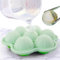 Moule à Glaçons Boule, Grand Bac à Glaçons en Silicone, 5CM Moule à Glaçons Rond, Boules à Glaçons Pour Boisson Froide, Whisky, Cocktail, Vin, Bière, Jus, San BPA (Vert)