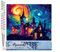 Figured'Art Peinture par Numéro Adulte Château fantastique - Activité Manuelle Kit de Loisir Créatif DIY Numéro d'Art Complet - 40x50cm sans châssis en bois