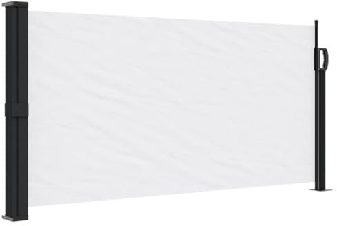 vidaXL Toldo Lateral retráctil Blanco 100x500 cm
