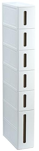 DONGGANSHI Schmaler Badezimmer-Aufbewahrungsschrank, freistehender Badezimmerschrank, Badezimmer-Aufbewahrungseinheit mit Schubladen, für Wohnzimmer, Esszimmer, Küche