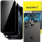 QUESPLE Privacy Screen Protector for iPhone 11 Pro Max 6.5-Inch with Camera Lens Protector, Black Edge Anti Spy Tempered Glass Film with Easy Installation Tool, Case-Friendly, 2+2 Pack