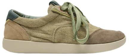 Satorisan - Hatko Vintage - Casual Sneaker Herren - Vintage Leder und Leinen Sportschuhe Bequem, Nachhaltig und Dauerhaft - Rush Green M - 40
