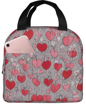 XTYGETY Gay Pride Wiederverwendbare Lunchbox, Lunch-Tasche, isolierte Lunchtasche für Arbeit, Outdoor-Abenteuer