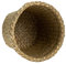 TOPPERFUN Bote De Basura Trenzada Yute Papelera Tejida Cestas Tejidas Pequeño Cesto De Basura Tejido Para Decoración Bohemia Papelera De Ratán Marrón Retro Bote De Basura Tejido Caqui Mimbre