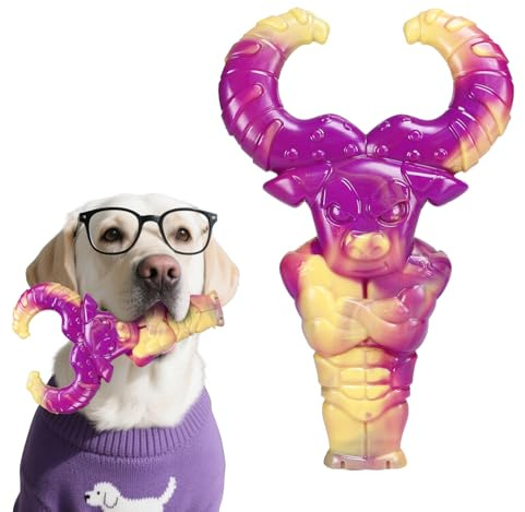 Dog Chew Toys,Beef Flavor Dog Toys Indestructible for Medium,Large Dog