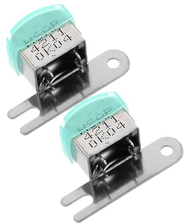 YOSADIER Accesorio para Grabadora de Casete para Audio y Soporte Seguro Cabezal Estéreo Magnético, 2 Piezas de Metal 4211
