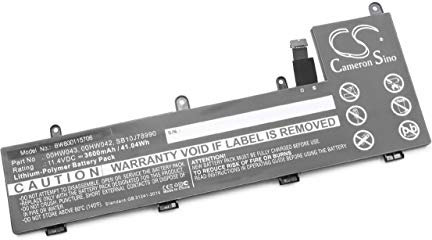 vhbw Batería Compatible con Lenovo ThinkPad Yoga 11e Chromebook 20GD, 11e Chromebook 20GC Notebook (3600 mAh, 11,4 V, Li-Poli)