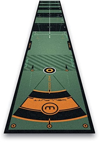 WELLPUTT - Puttingmatte Golftraining - 4m grün