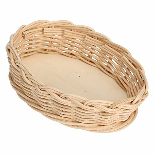 La Porcellana Bianca - Supporto Fiesole Teglia Ovale 19x13,5x6 cm Midollino