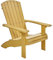 NEG Design Adirondack Stuhl Marcy Westport-Chair Sessel täuschend echte Holzoptik, wetterfest, UV- und farbbeständig gelb