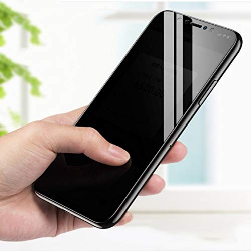 FoxcryptTM Film de Protection d'écran Anti-espions 3D pour iPhone XR 6,1 Pouces Protection d'écran