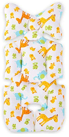 Eyand Baby-Hauptkörperstütze Spaziergänger Kissen- Bequeme Auto-Sitzkissen als Einlage,Baby-Kinderwagen Sitzauflagen erstellen Unterstützung für Tiny Baby in Autositz,Kinderwagen,Babytrage