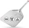 TKC Perforated Pizza Peel 12 Inch - Long Handle Perforated Aluminum Pizza Paddle - Lightweight Pizza Turning Peel Spatula - Compatible with all Ooni Pizza Ovens - 26 Inch Overall Length (Silver/Gray)