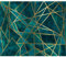 decomonkey Fototapete selbstklebend Geometrisch Modern 343x256 cm Selbstklebende Tapeten Wand Fototapeten Tapete Wandtapete klebend Klebefolie Abstrakt Textur Wanddeko en Türkis Marmor Formen