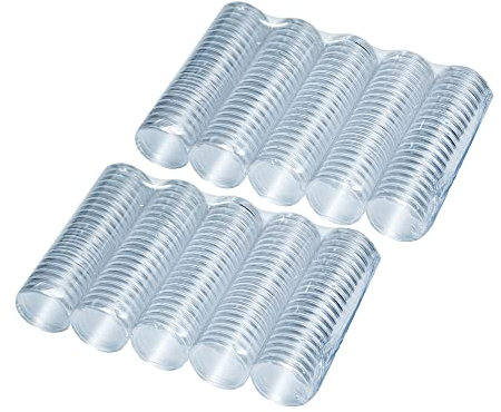 OrangeClub Capsula Lot de 200 capsules pour pièces de monnaie 2 Euros 26 mm