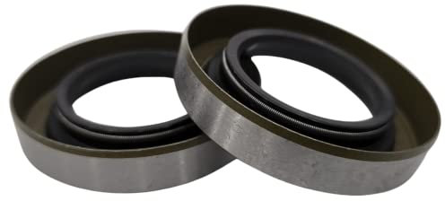 2 Pcs Wellendichtring BO 32mm x 47mm x 7mm | Typ BO - Wellendichtring in einem offenen Metallgehäuse mit zusätzlicher Staublippe | Simmerringe 32x47x7