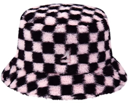 Kangol Faux Fur Bucket PEPTO Check M Unisexe Adulte
