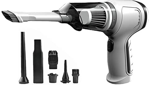 TOPINCN Car Vacuum Cleaner DC 7.4V 120W Strong Suction Low Noise Portable Pet Hair Vacuum Cleaner for Car Home Office