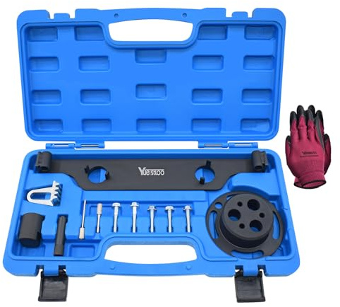 Yuesstloo Camshaft Actuator Locking Timing Tool Kit, Compatible with GM Ecotec Buick Chevrolet GMC Ecotec 2.0 2.4 Engine, Replace EN48953, Cam Phaser Retainer Water Pump Sprocket Retainer Holding Tool
