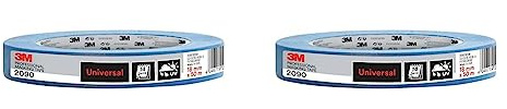 3M PT209018 2090 Masking Tape, Blue, 18mm (Pack of 2)