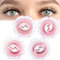 Meanju 4 Paar Wiederverwendbare Selbstklebende Wimpern,Künstliche Wimpern Kein Kleber Nötig,Natürlich Dicht Curling 3D Wimpern,Manga Lashes,Falsche Wimpern Einfach zu Tragen