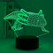 Fincoly Axolotl 3D-LED-Nachtlicht für Kinder, Tiere, Lampe mit Fernbedienung, Smart Touch, 16 Farben, wechselndes Dekorlicht, dimmbar, Axolotl-Licht für Geburtstag, Weihnachten