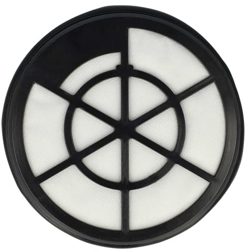 vhbw Staubsaugerfilter Ersatz für Fakir 3681087 für Staubsauger - Abluftfilter Schwarz Weiß
