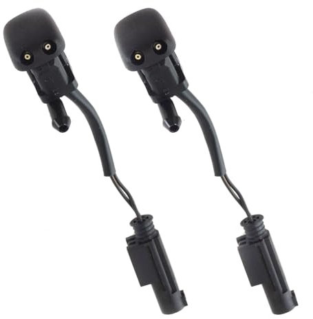 Slakerbe Waschwasserdüse Spritzdüse Scheibenwaschdüsen,61668361039 Scheibenwaschdüse Heizung Waschanlage Düse Kompatibel für 5er E39 528I 530I M5 1996 1997 1998 1999 2000 2001 2002 2003