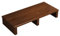 TRAGLO Marchepied en Bois pour intérieur et extérieur, avec Coussinets antidérapants, Hauteur 12/15 cm, Marche de Chevet pour Personnes âgées(Size:50x30x12cm)