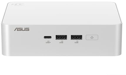 ASUS NUC 15 Pro+ Full System Mini PC con Intel Series 2 Core Ultra 9 285H, 32GB DDR5 RAM, 1TB SSD, Thunderbolt 4, Wi-Fi 7 y Bluetooth 5.4, Win 11 Home, chasis de aluminio plateado sin herramientas