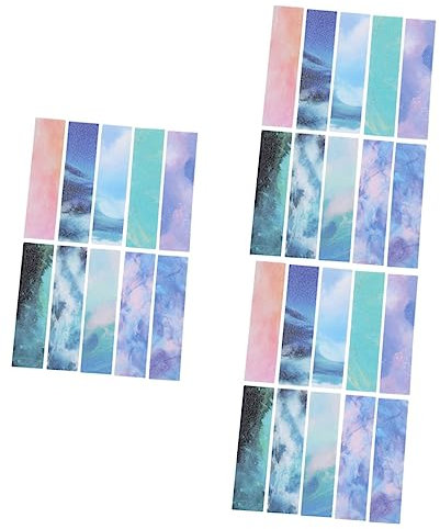 Lurrose 30 Piezas Desembale las pegatinas sensoriales DIY colorido pegatinas pegatina sensorial bolso ita bag botella de agua decoración calcomanía de papel tranquilo Calcomanía calmante