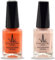 (2Pcs Set) Henna Infused Nail Polish Permeable Nail Polish Halal Vegan Long lasting No UV Needed (Innocence, Sunset)